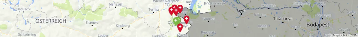 Map view for Pharmacies emergency services nearby Horitschon (Oberpullendorf, Burgenland)